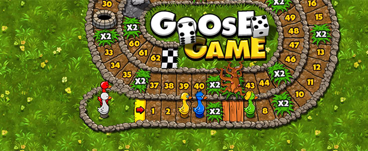 Goose Game ist ein HTML5-Brettspiel