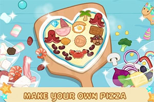 Mache lustige und kreative Pizzen