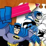 Batman Malbuch ist ein cooles Mal-Spiel für Kinder und Erwachsene