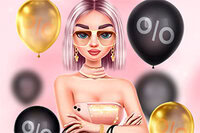 Mach fünf beste Freundinnen bereit für eine Black Friday Shoppingtour