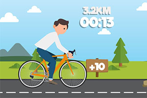 Schnapp dir dein Fahrrad für eine Runde um den Block