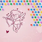 Liebe liegt in der Luft, eingefangen in Blasen bei Bubble Shooter Valentine!