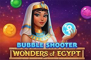 Betritt eine Nacht im alten Ägypten in Bubble Shooter Pyramid Quest