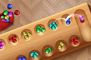 Genieße das uralte Spiel Mancala