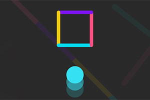 Komm in den Rhythmus und tippe im Takt in Color Jump