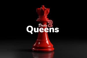Löse täglich zwei neue Queens Rätsel