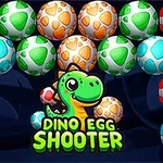 Dino Egg Shooter ist ein unterhaltsames Spiel, das in einer farbenfrohen prähistorischen Welt spielt