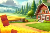 Trainiere dein schnelles Denken in einem schönen Bauernhofpuzzle!