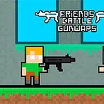 Friends Battle Gunwars ist ein unterhaltsames Plattformspiel für zwei Spieler