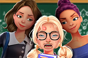 Hilf einem schüchternen Schüler dabei, in From Nerd To School Popular zu glänzen