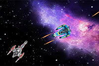 Steuere deinen Raumjäger durch einen Sturm aus Kugeln und feindlichen Schiffen