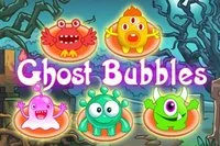 Ein Bubbleshooterspiel zu Halloween: Befreie die Geister