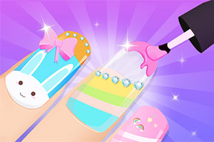 Girls Fun Nail Salon ist ein unterhaltsames Umstyling-Spiel