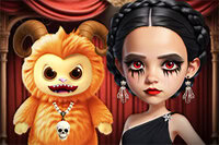Tauche in die gothische Mode mit Gloomy Princess und ihrem süßen Teddybären ein
