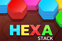 Hexa Stack ist ein frisches Hexagon Puzzle, das entspanntes Gameplay mit