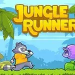 In Jungle Runner schlüpfst du in die Rolle eines laufenden Waschbären