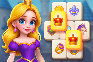 Betritt das magische Königreich in Kings & Queens Mahjong!