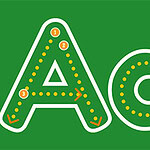 Hilf kleinen Kindern Buchstaben, Zahlen, Formen, Tiere und mehr zu schreiben