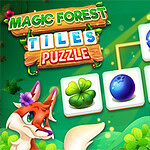 Ein magischer Wald voller Geheimnisse erwartet dich in Magic Forest Tiles Puzzle