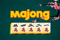 Einfaches Majong-Spiel mit 10 Layouts