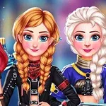 Prinzessinnen Anna, Elsa, Schneewittchen und Ariel sind große Fans des FF-Spiels