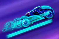 Fahre, rotiere und beherrsche die Neonwelt in Neon Rider - dem ultimativen