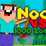 Schnapp dir ein paar Pfeile und einen Bogen in Noob vs. 1.000 Zombies!