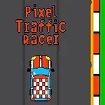 Komme immer weiter, indem du auf Pixel Traffic Racer Autos ausweichst