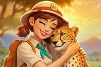 Genieße ein sonniges Safari Mahjong Abenteuer