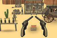 Spiele als Sheriff in einem 3D-Shooter im Wilden Westen und schütze das Gold