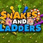 Das klassische Snakes and Ladders Spiel