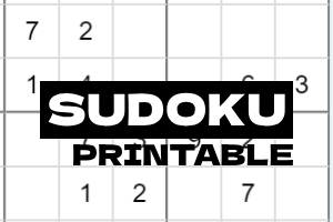 Sudoku zum Ausdrucken