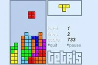 Ein klassisches Tetris-Spiel