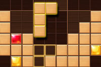 Wood Block Journey ist ein Holzblock-Puzzlespiel, das auf ein Sudoku-Raster